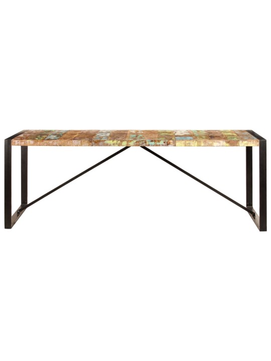 Jídelní stůl 220 x 100 x 75 cm masivní recyklované dřevo