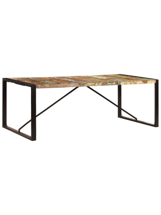 Jídelní stůl 220 x 100 x 75 cm masivní recyklované dřevo