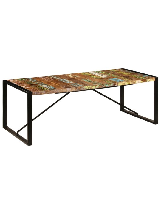 Jídelní stůl 220 x 100 x 75 cm masivní recyklované dřevo