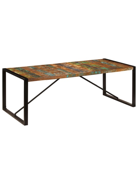 Jídelní stůl 220 x 100 x 75 cm masivní recyklované dřevo