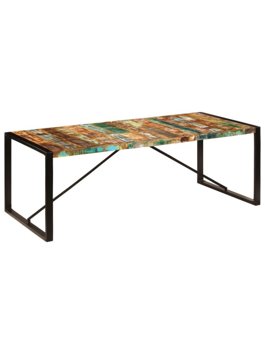 Jídelní stůl 220 x 100 x 75 cm masivní recyklované dřevo