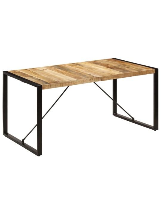 Jídelní stůl 160 x 80 x 75 cm masivní mangovníkové dřevo