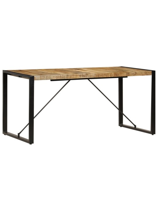 Jídelní stůl 160 x 80 x 75 cm masivní mangovníkové dřevo