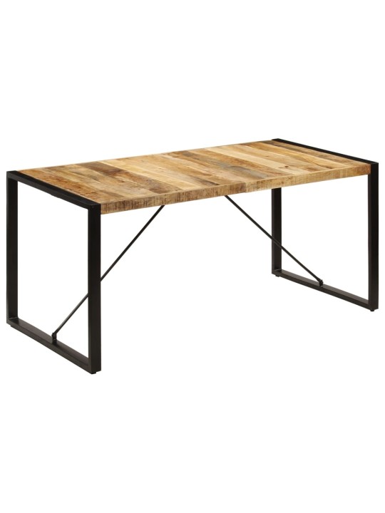 Jídelní stůl 160 x 80 x 75 cm masivní mangovníkové dřevo