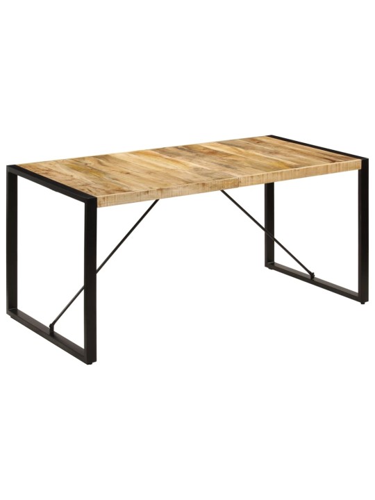 Jídelní stůl 160 x 80 x 75 cm masivní mangovníkové dřevo