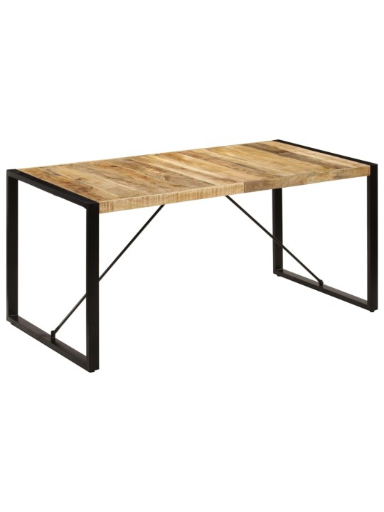 Jídelní stůl 160 x 80 x 75 cm masivní mangovníkové dřevo