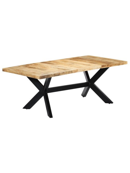 Jídelní stůl 200 x 100 x 75 cm masivní mangovníkové dřevo