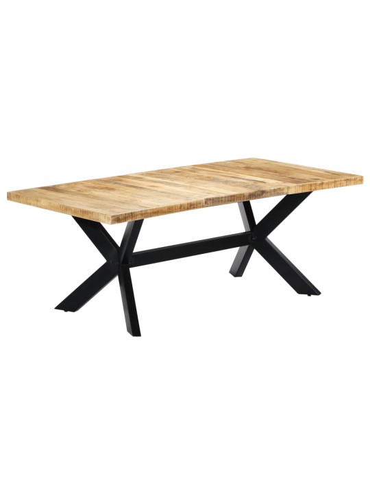 Jídelní stůl 200 x 100 x 75 cm masivní mangovníkové dřevo