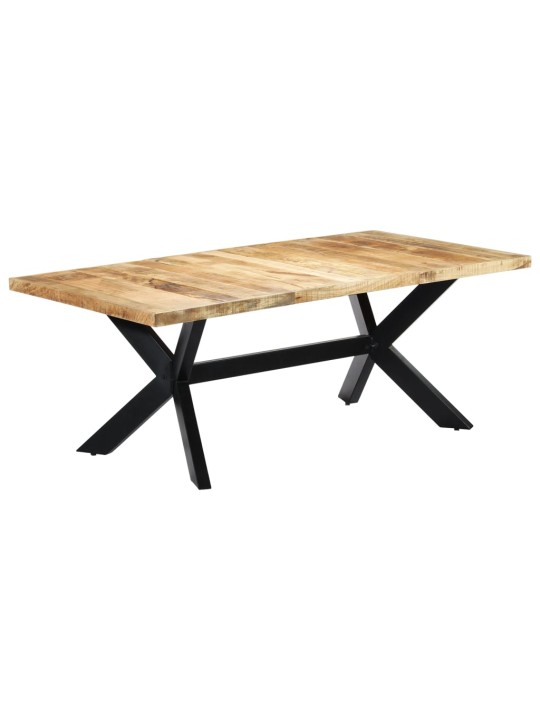 Jídelní stůl 200 x 100 x 75 cm masivní mangovníkové dřevo