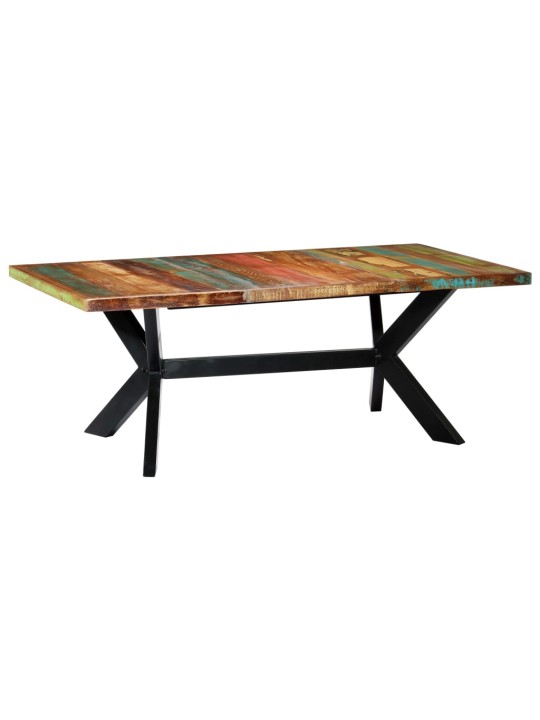 Jídelní stůl 200 x 100 x 75 cm masivní recyklované dřevo