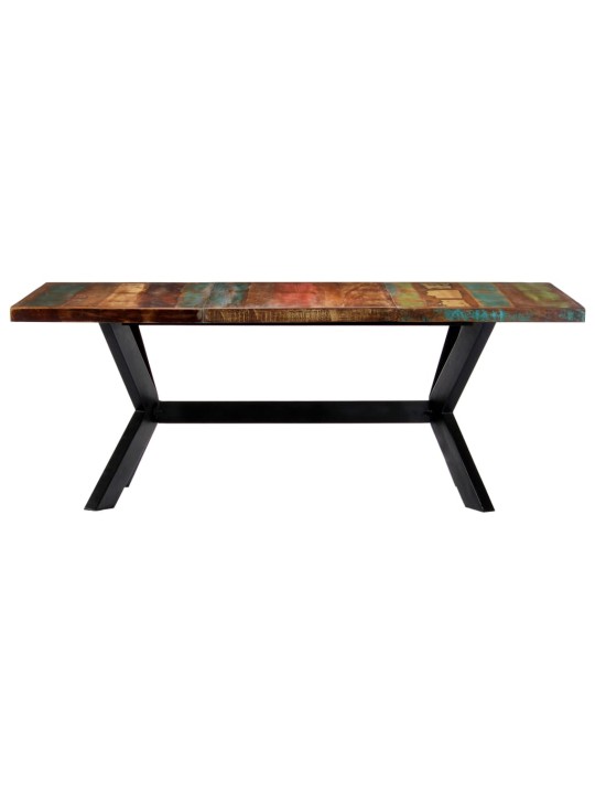Jídelní stůl 200 x 100 x 75 cm masivní recyklované dřevo