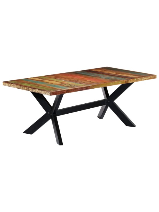 Jídelní stůl 200 x 100 x 75 cm masivní recyklované dřevo