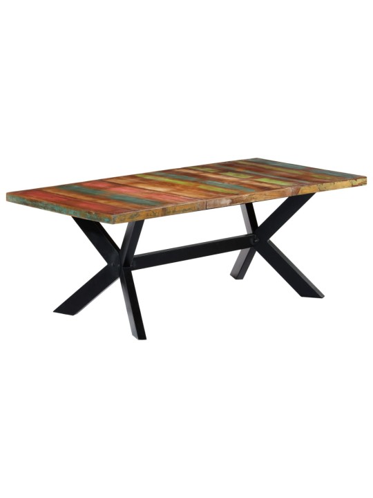 Jídelní stůl 200 x 100 x 75 cm masivní recyklované dřevo