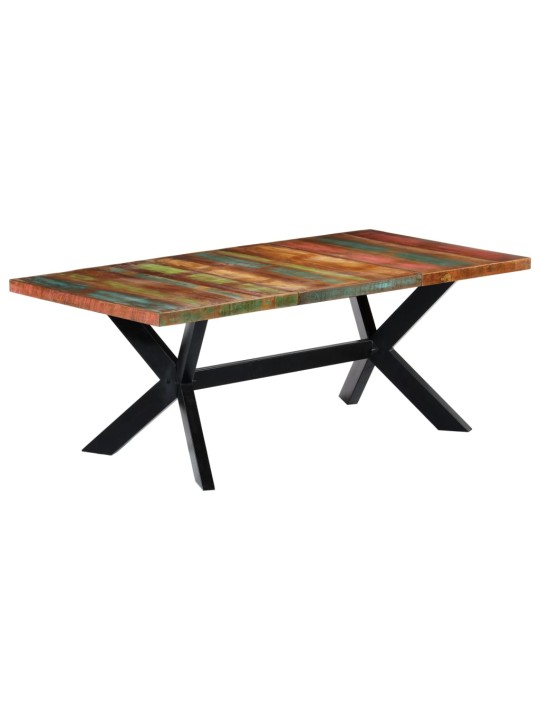 Jídelní stůl 200 x 100 x 75 cm masivní recyklované dřevo