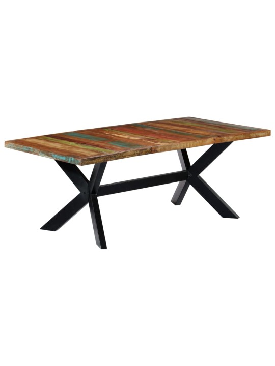 Jídelní stůl 200 x 100 x 75 cm masivní recyklované dřevo