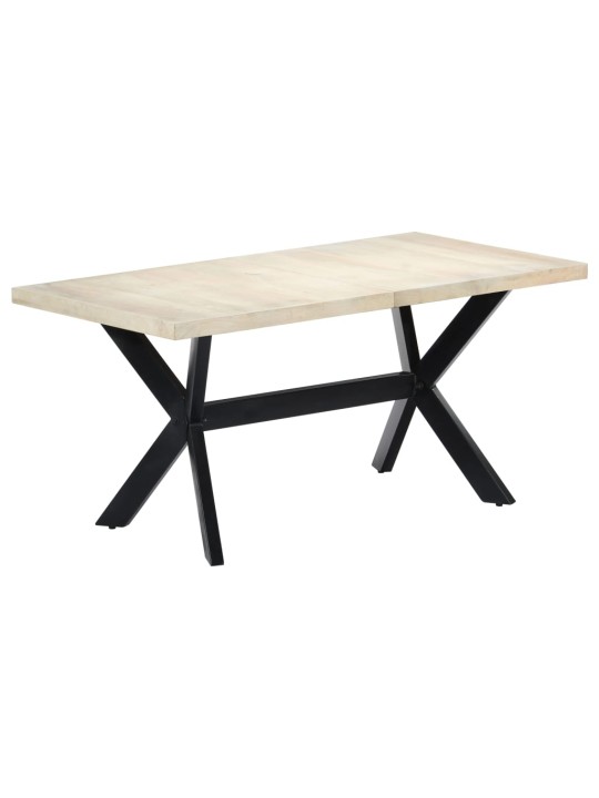 Jídelní stůl 160 x 80 x 75 cm masivní mangovníkové dřevo