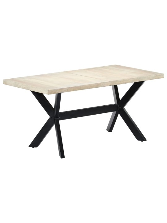 Jídelní stůl 160 x 80 x 75 cm masivní mangovníkové dřevo