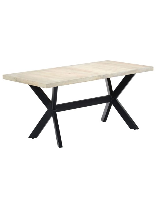 Jídelní stůl 160 x 80 x 75 cm masivní mangovníkové dřevo