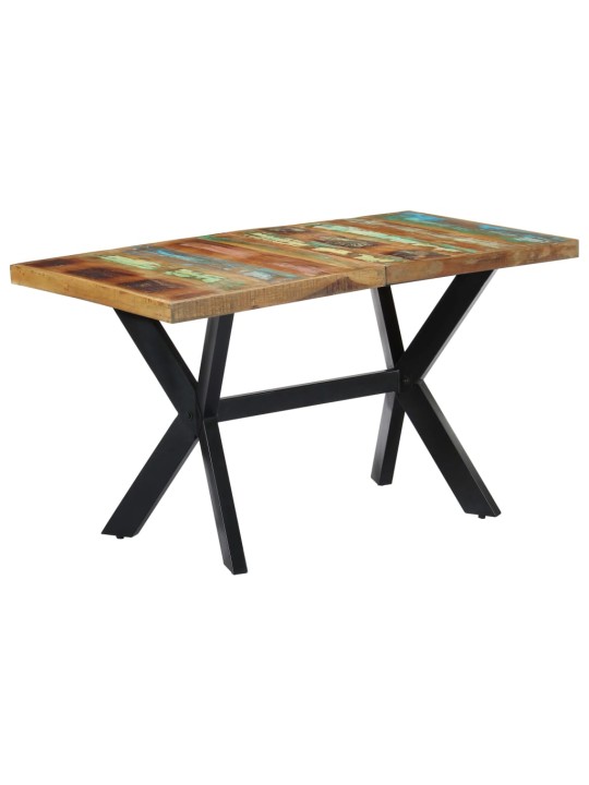 Jídelní stůl 140 x 70 x 75 cm masivní recyklované dřevo