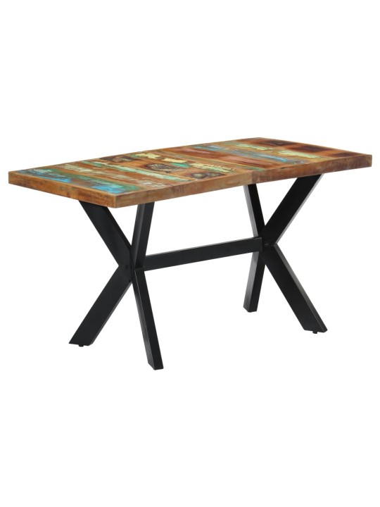 Jídelní stůl 140 x 70 x 75 cm masivní recyklované dřevo