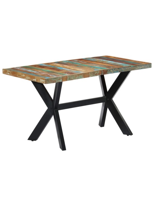 Jídelní stůl 140 x 70 x 75 cm masivní recyklované dřevo