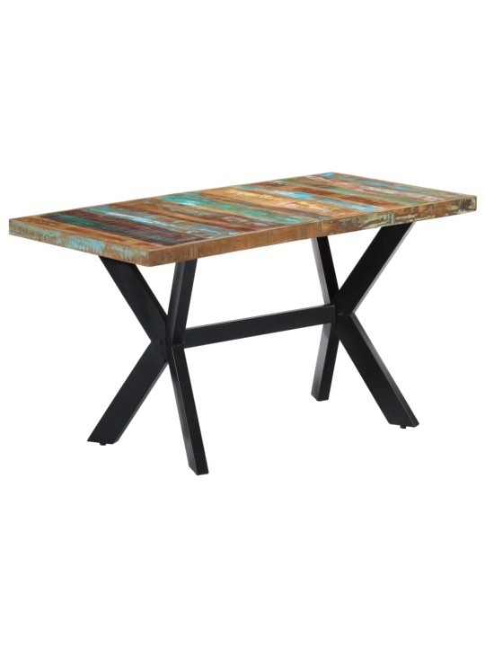 Jídelní stůl 140 x 70 x 75 cm masivní recyklované dřevo