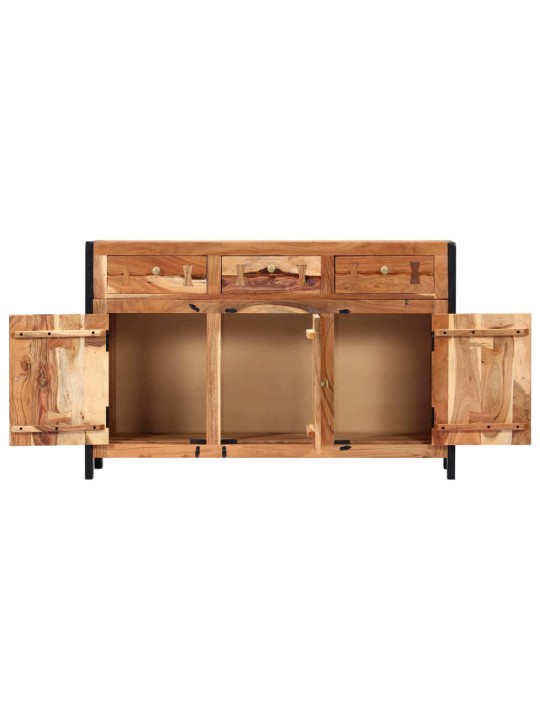 Příborník 120 x 35 x 75 cm masivní akáciové dřevo