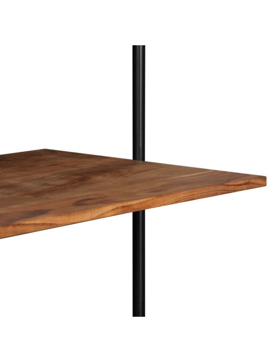 Nástěnný psací stůl 90 x 40 x 170 cm masivní akáciové dřevo