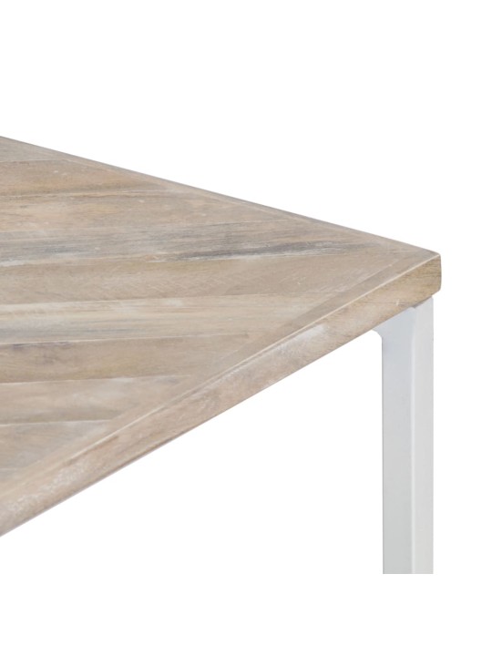 Konferenční stolek 110 x 110 x 36 cm masivní mangovníkové dřevo