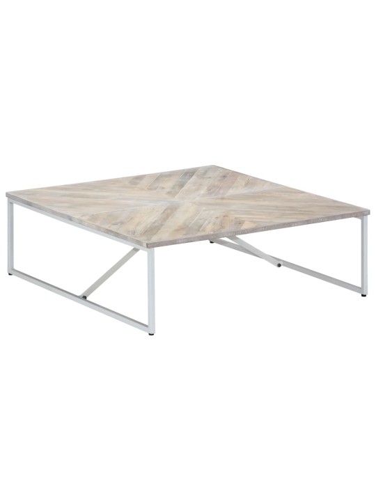 Konferenční stolek 110 x 110 x 36 cm masivní mangovníkové dřevo