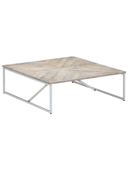 Konferenční stolek 110 x 110 x 36 cm masivní mangovníkové dřevo