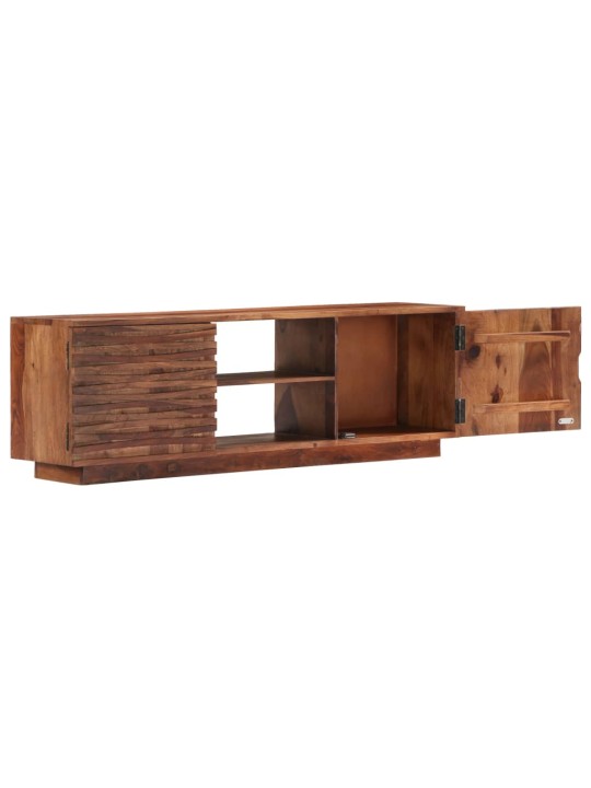 TV stolek 120 x 30 x 40 cm masivní akáciové dřevo