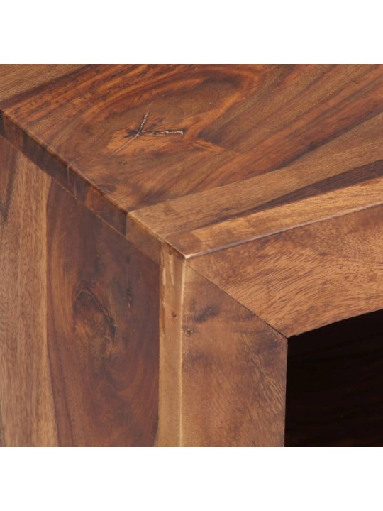 TV stolek 120 x 30 x 40 cm masivní akáciové dřevo