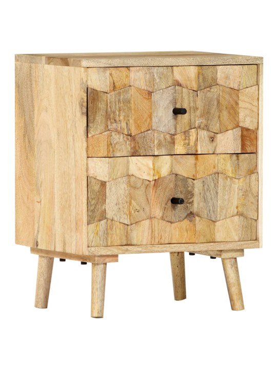 Noční stolek 40 x 30 x 50 cm masivní mangovníkové dřevo