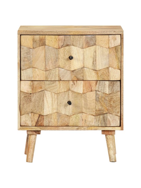 Noční stolek 40 x 30 x 50 cm masivní mangovníkové dřevo