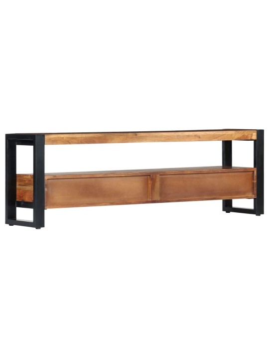 TV stolek 140 x 30 x 45 cm masivní akáciové dřevo