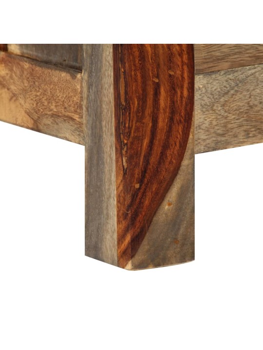 Příborník šedý 100 x 30 x 50 cm masivní akáciové dřevo