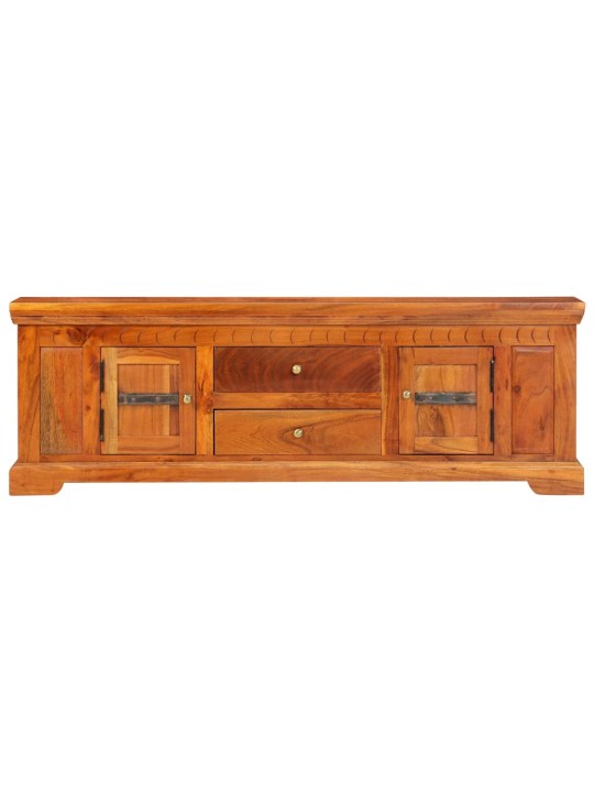 TV stolek 119 x 30 x 40 cm masivní akáciové dřevo