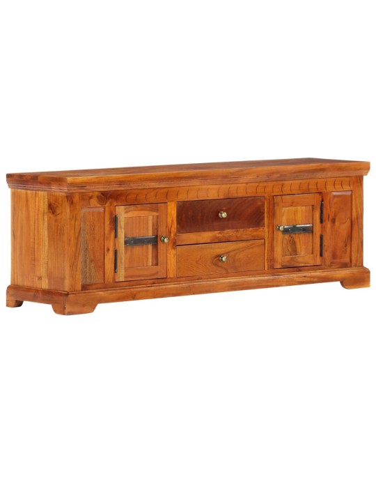 TV stolek 119 x 30 x 40 cm masivní akáciové dřevo