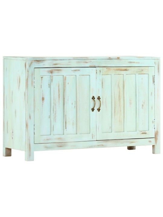 Příborník světle modrý 110x35x70 cm masivní mangovníkové dřevo