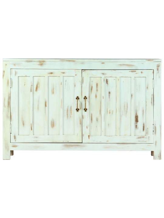 Příborník světle modrý 110x35x70 cm masivní mangovníkové dřevo