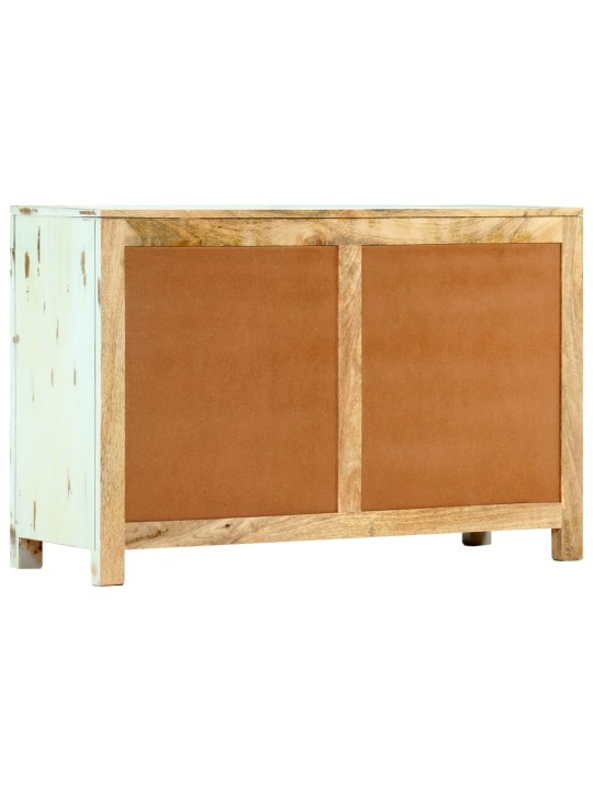 Příborník světle modrý 110x35x70 cm masivní mangovníkové dřevo