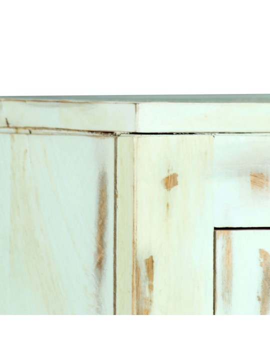 Příborník světle modrý 110x35x70 cm masivní mangovníkové dřevo