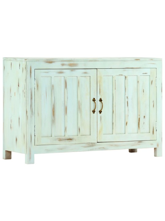 Příborník světle modrý 110x35x70 cm masivní mangovníkové dřevo