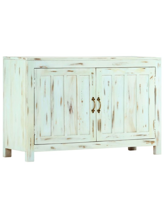 Příborník světle modrý 110x35x70 cm masivní mangovníkové dřevo