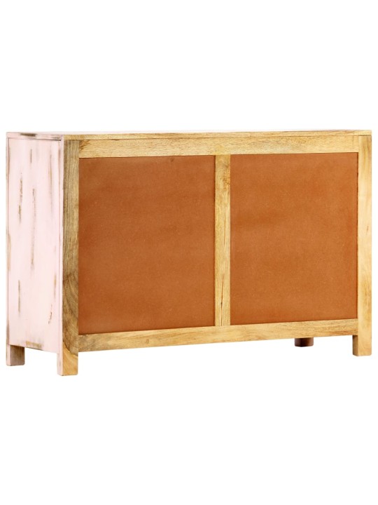 Příborník světle růžový 110x35x70 cm masivní mangovníkové dřevo