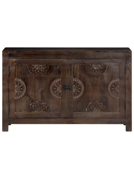 Příborník vyřezávaný design 110 x 35 x 70 cm masivní mangovník
