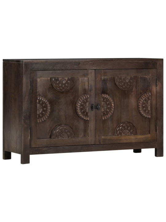 Příborník vyřezávaný design 110 x 35 x 70 cm masivní mangovník