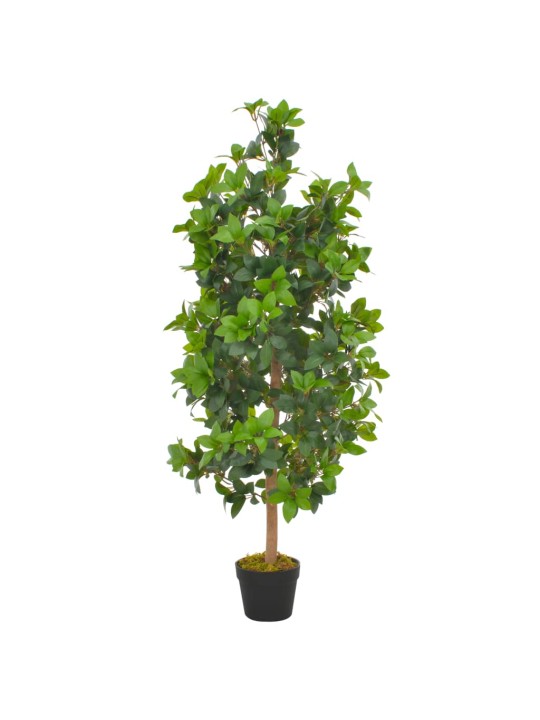 Umělá rostlina vavřín vznešený s květináčem zelená 120 cm