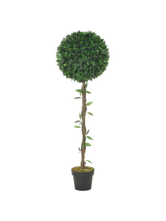 Umělá rostlina vavřín s květináčem zelená 130 cm